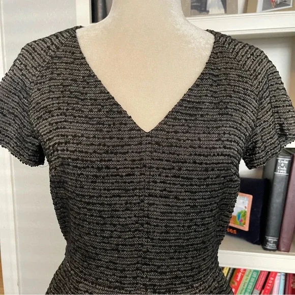 NWT Club Monaco Davin Tweed Fit and Flare Dress w/ Pockets Sz 2 - Picture 7 of 11